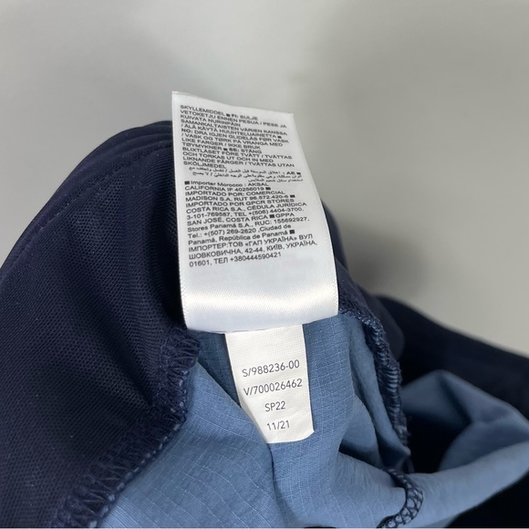 Athleta Trekkie North Jogger 4 Floral Print Blue Pants Travel Hike Loungewear - Picture 11 of 15